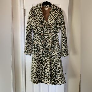 Like new animal print trench coat by Style Portfolio(Nordstrom) size M